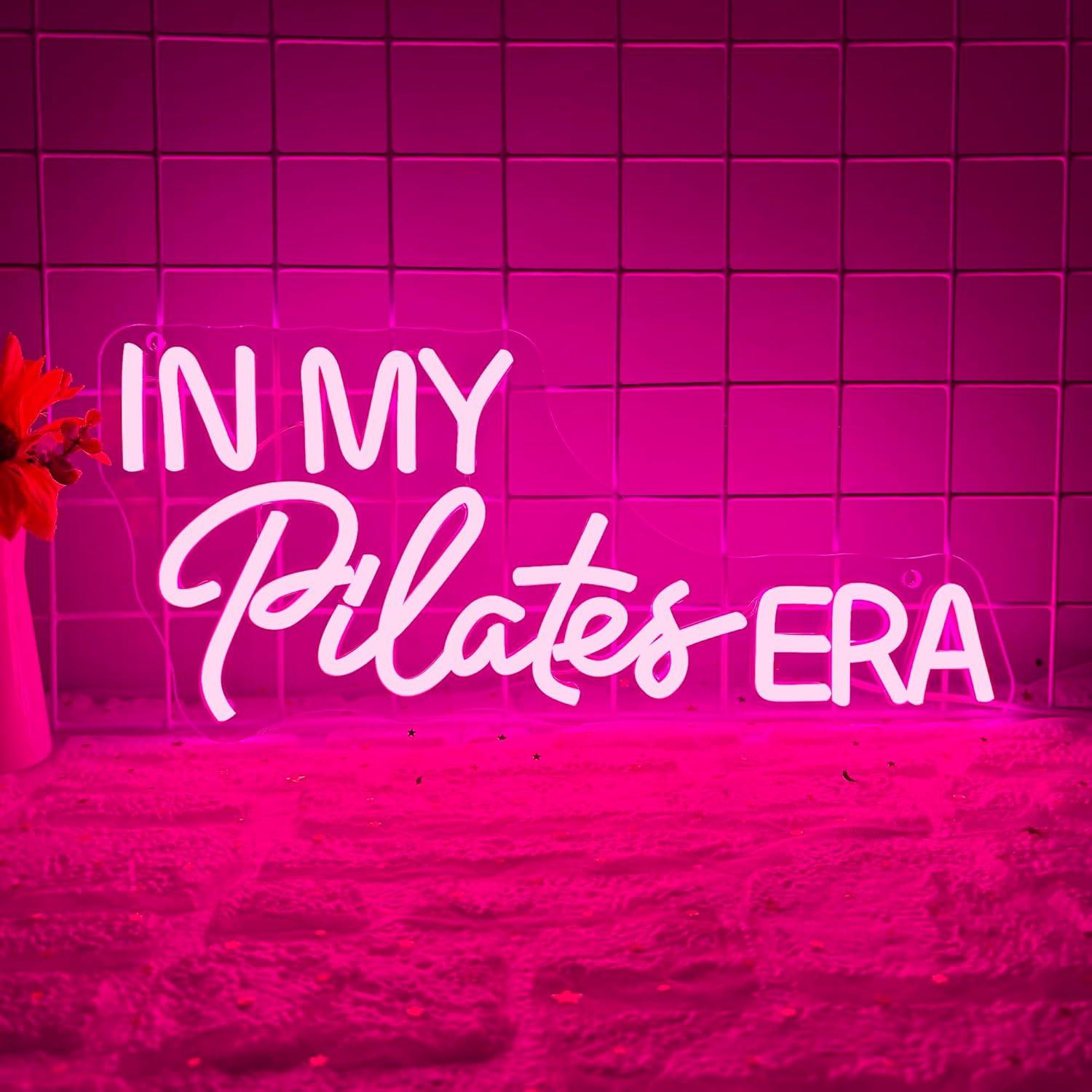 Home Gym Neon Sign - Pilates Dönemimde Neon Tabela Kısılabilir LED