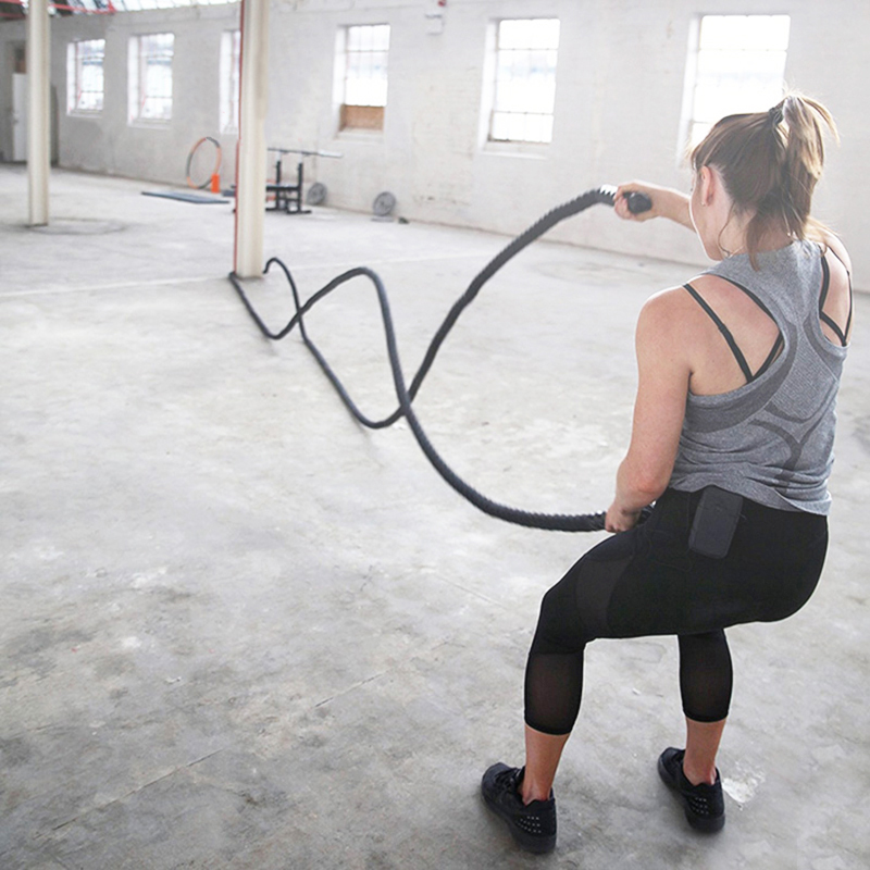 Battle Rope Heavy - 9M/12M/15M Fitness Battle Rope Crossfit Ağır