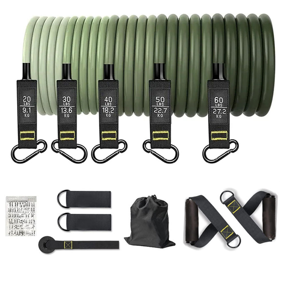 Home Gym Routine - Erkekler ve Kadınlar için Direnç Bantları