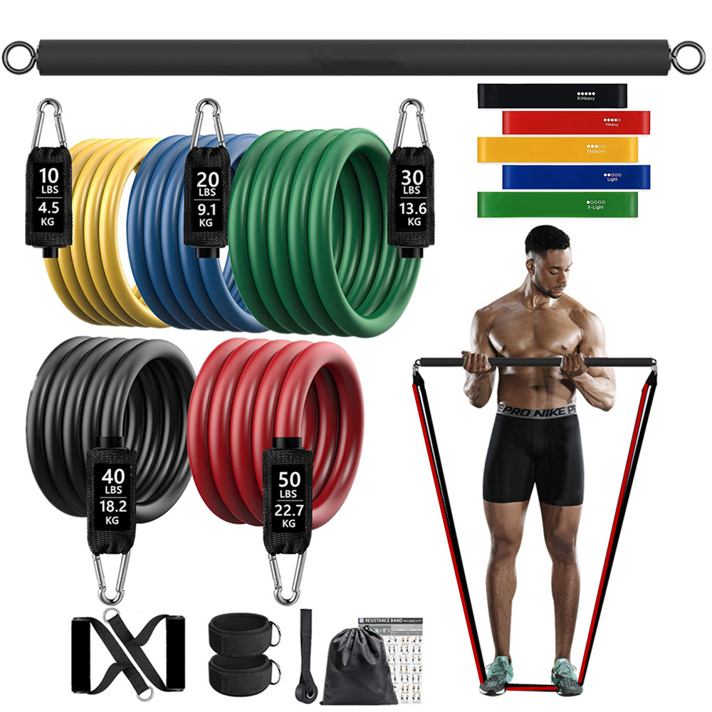 Home Gym Routine - 150lb Fitness Ganimet Direnci Elastik Bant