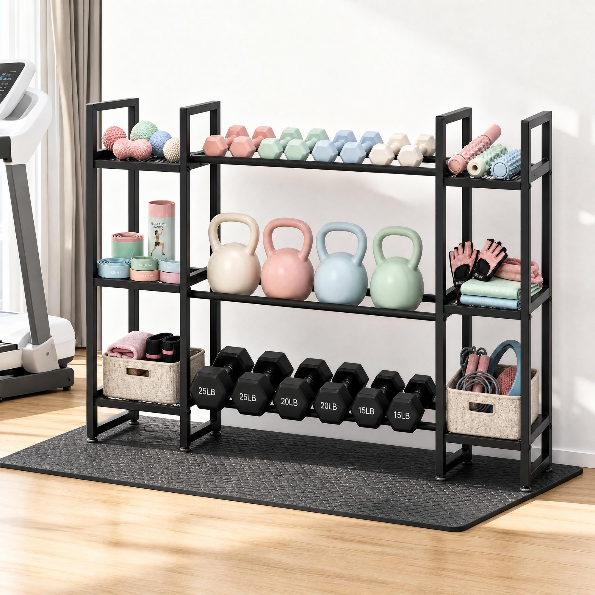 3 Katmanlı Dambıl Rafı, Katman - All In One Gym Home Equipment incelemesi ve fiyatı
