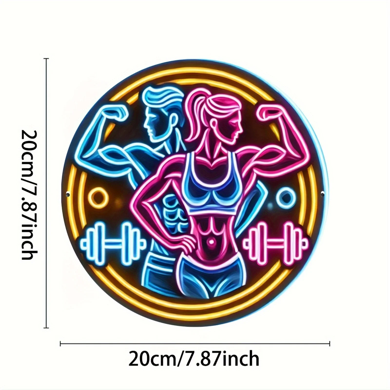 2D Metal Tabela Fitness Spor S - Home Gym Neon Sign incelemesi ve fiyatı