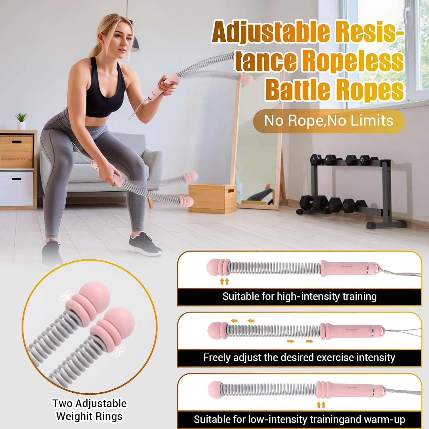 Taşınabilir İpsiz Battle Rope' - Home Gym Portable incelemesi ve fiyatı