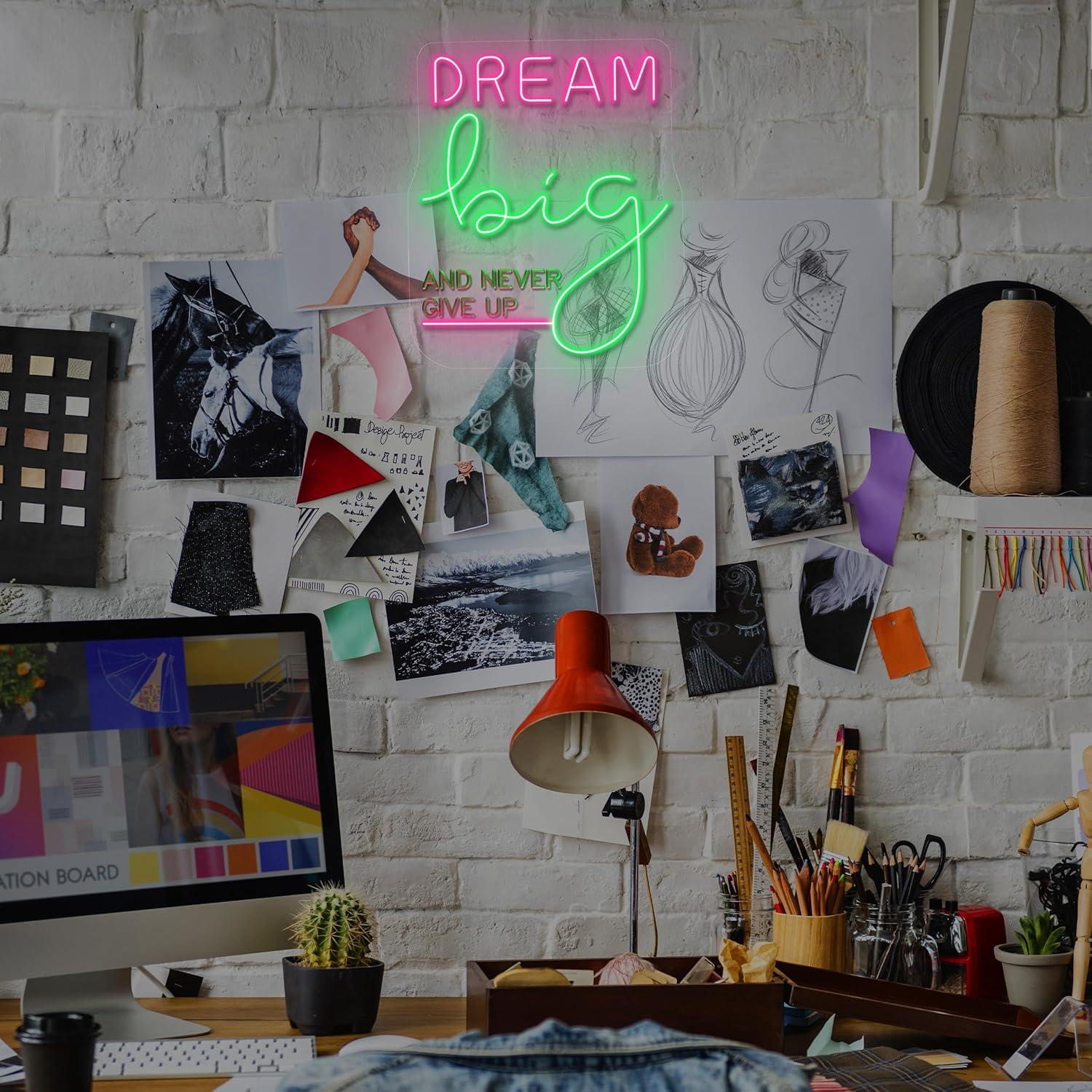 Rüya Gibi Neon Tabela Motivasy - Home Gym Neon Sign incelemesi ve fiyatı