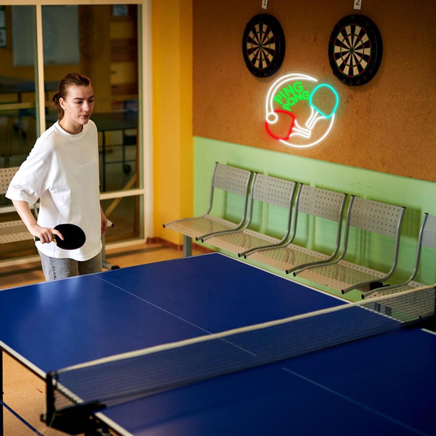 Ping Pong Neon Tabela USB Kısı - Home Gym Neon Sign incelemesi ve fiyatı