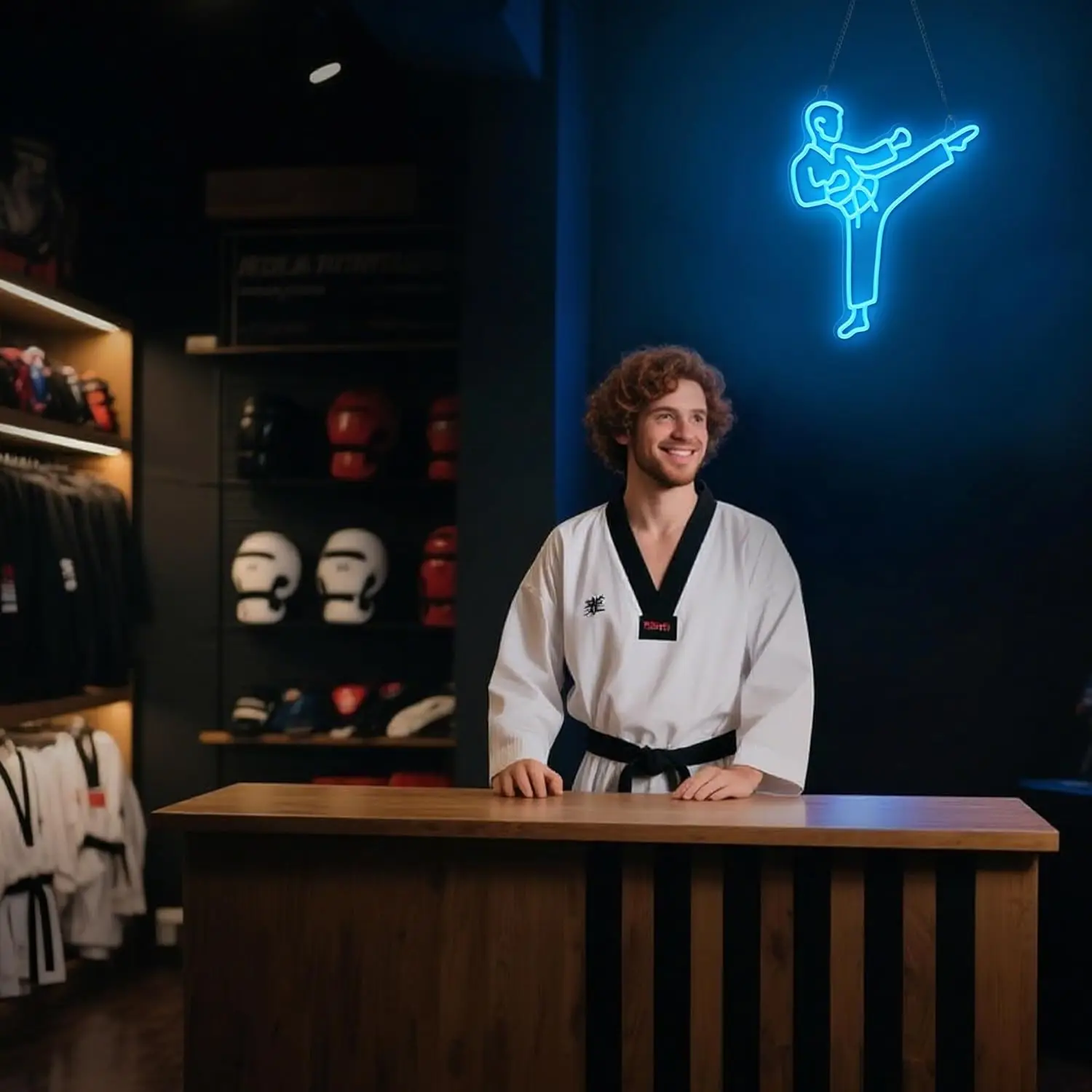 Karate Adam Neon Tabelası, Mav - Home Gym Neon Sign incelemesi ve fiyatı